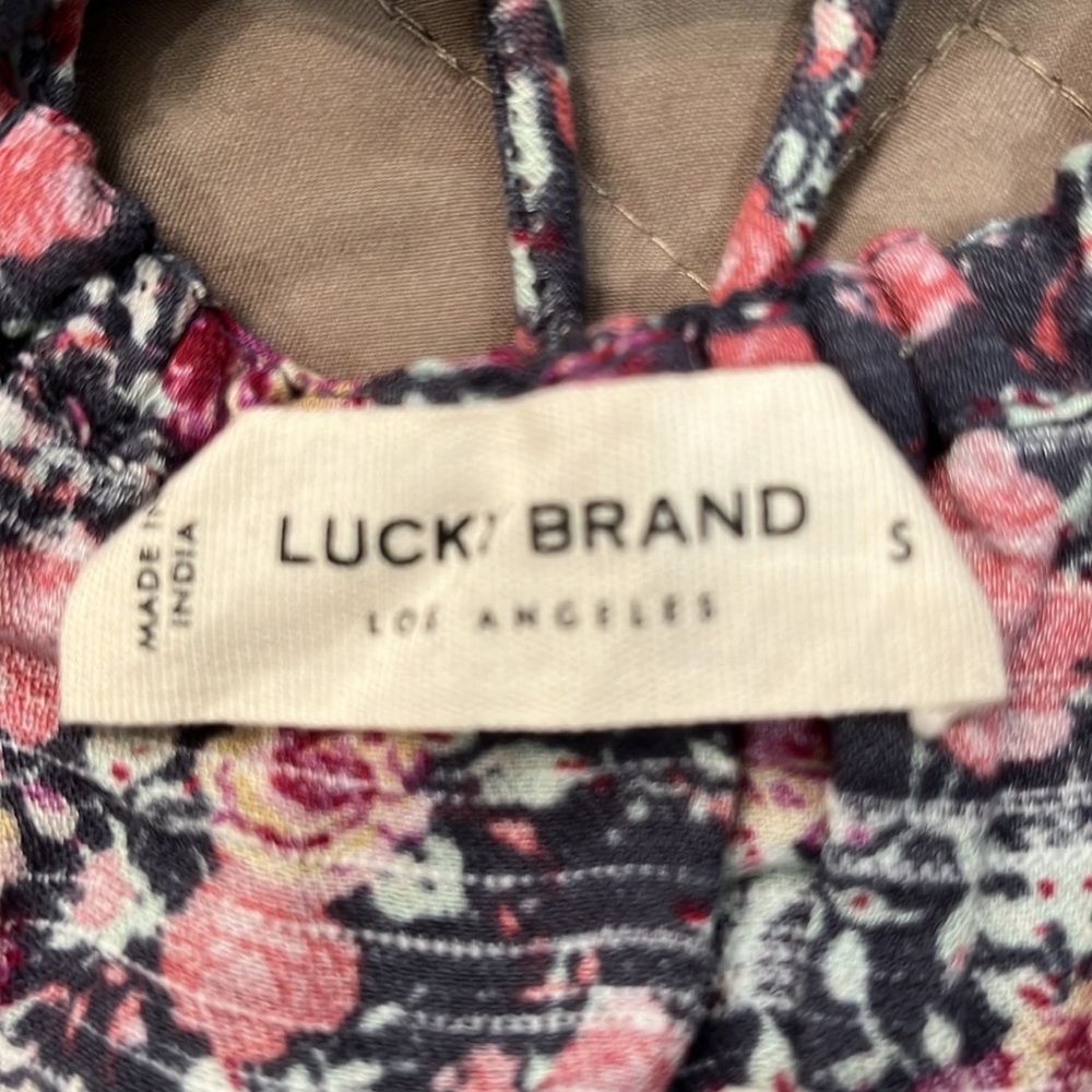 Lucky Brand Short Sleeve Babydoll Dress / NWT/Small - Picture 9 of 14